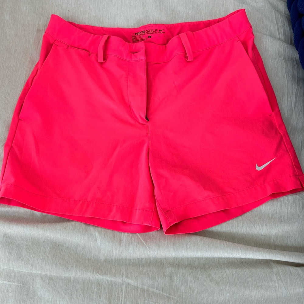 Nike Women's Bright Pink Athletic Shorts